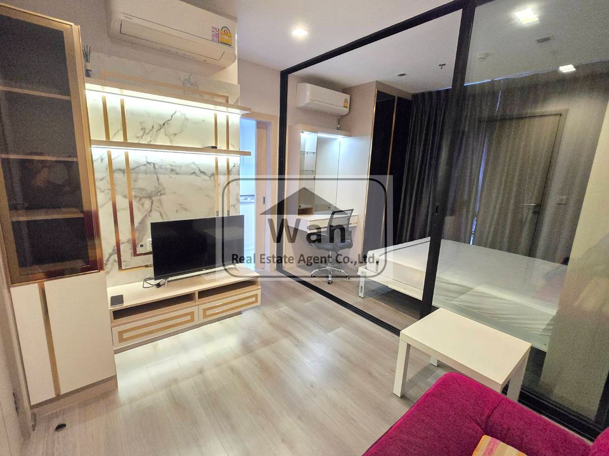 For RentCondoRattanathibet, Sanambinna : Condo for rent, Politan Rive, 41st floor, built-in, beautifully decorated, river view