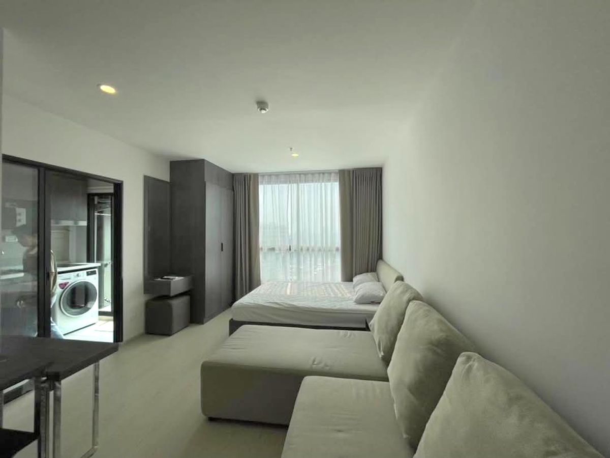 For RentCondoOnnut, Udomsuk : 🍀Condo for rent Elio Del Nest near BTS Udomsuk, near shopping mall, beautiful room, fully furnished, closed kitchen, only 15000-