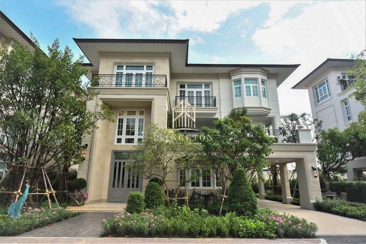 ขายบ้านเลียบทางด่วนรามอินทรา : Crystal Solana คริสตัล โซลานา 📞092-4252445