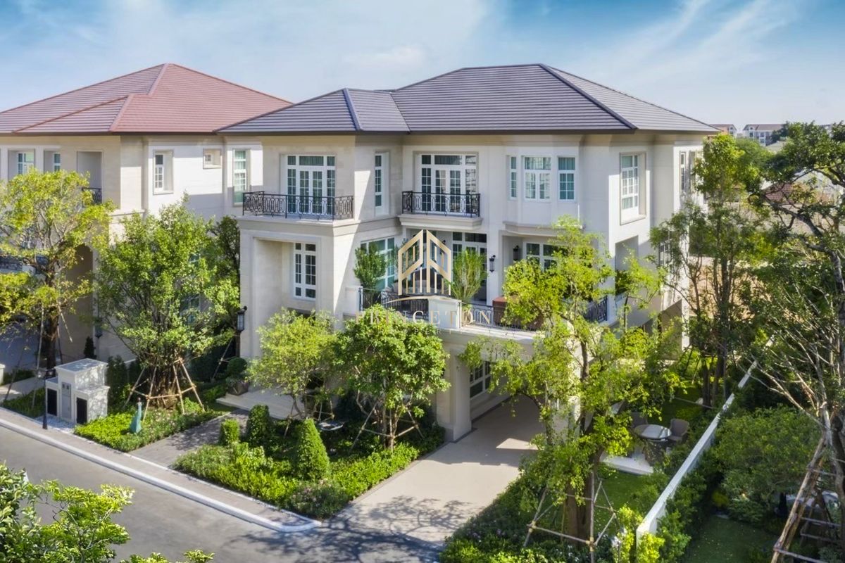 ขายบ้านเลียบทางด่วนรามอินทรา : Crystal Solana คริสตัล โซลานา 📞092-4252445