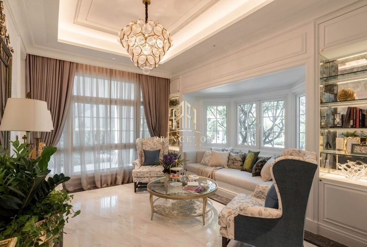 ขายบ้านเลียบทางด่วนรามอินทรา : Crystal Solana คริสตัล โซลานา 📞092-4252445