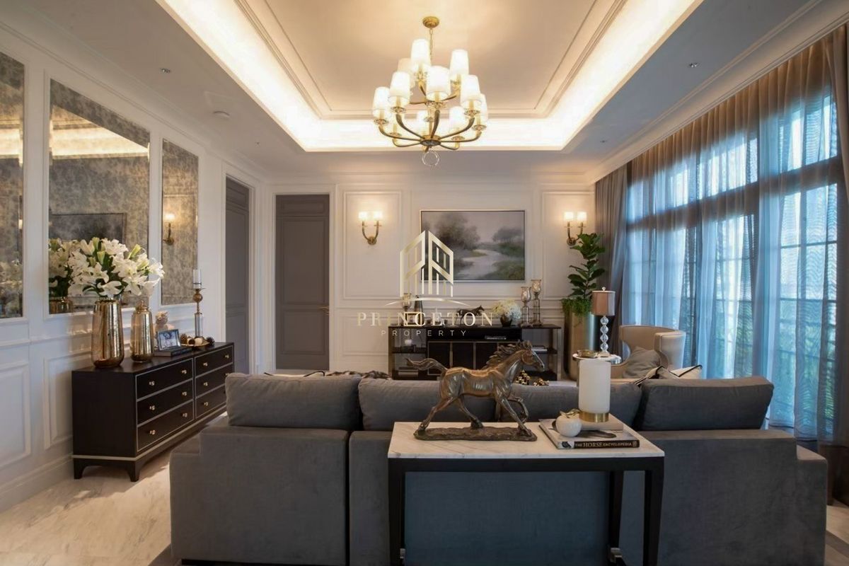 ขายบ้านเลียบทางด่วนรามอินทรา : Crystal Solana คริสตัล โซลานา 📞092-4252445