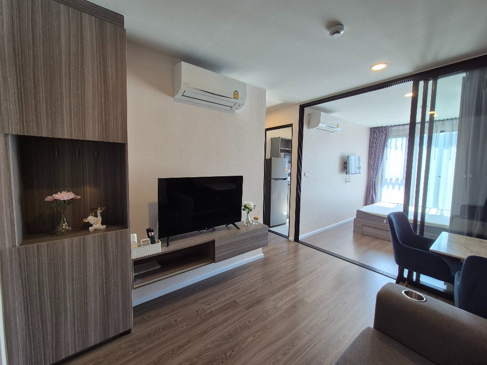 For RentCondoNawamin, Ramindra : ✅️ (The room is ready, there are 2 TVs !! ) 1 Bedroom Intersection 27 sqm. The Origin Ram Inthra 83, opposite Sin Medical Hospital, Ram Inthra Km. 8