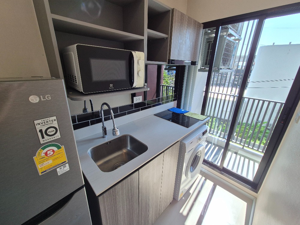 ให้เช่าคอนโดนวมินทร์ รามอินทรา : ( ห้องพร้อมอยู่ TV 2 เครื่อง!! ) 1 Bedroom​ *ครัวแยก* 27 ตรม. The Origin รามอินทรา 83 ตรงข้าม รพ.สินแพทย์ รามอินทรา กม.8