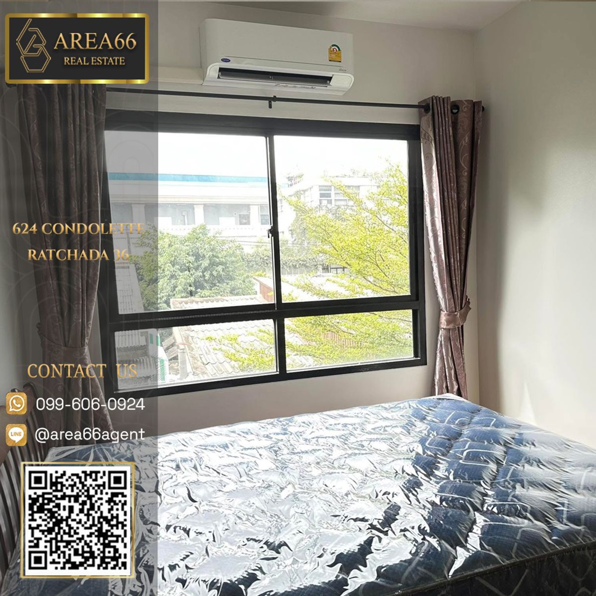 For SaleCondoRatchadapisek, Huaikwang, Suttisan : 🔥 For sale!! Condo 624 Condolette Ratchada 36
