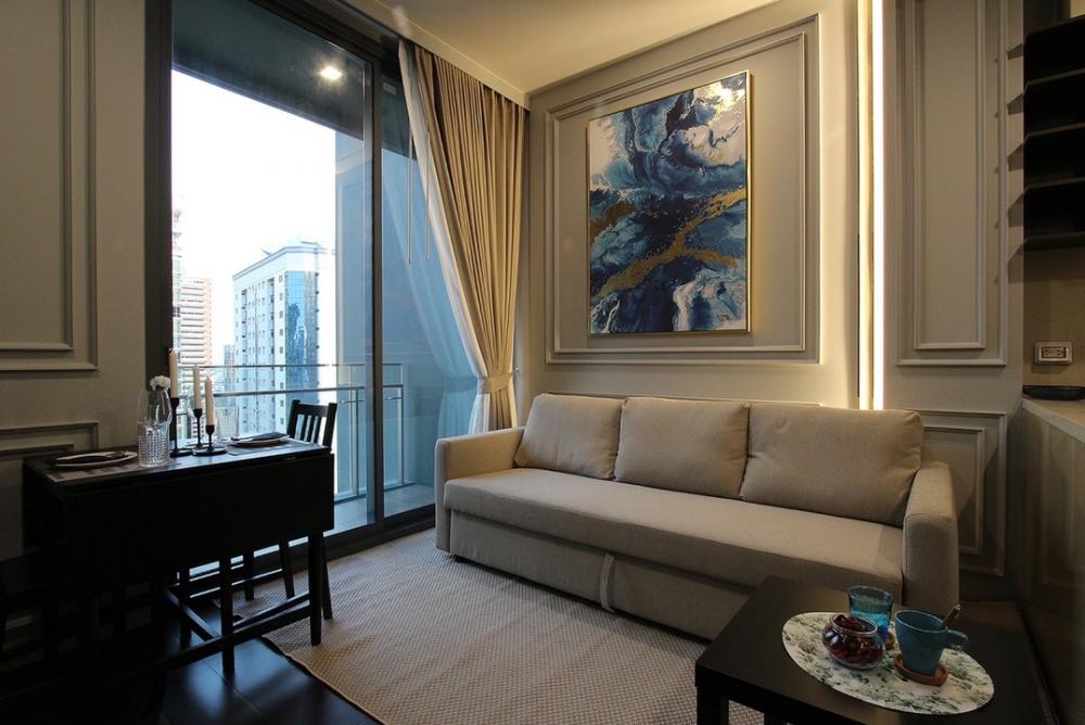 For RentCondoSukhumvit, Asoke, Thonglor : 🔥For urgent rent🔥Laviq Sukhumvit 57, spacious room, beautifully decorated, fully furnished, near BTS Thonglor ❗