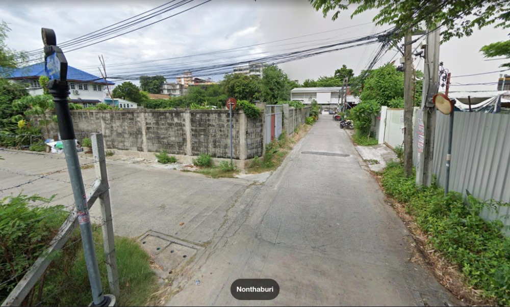 ขายที่ดินนนทบุรี บางใหญ่ บางบัวทอง : ขาย ที่ดิน ซอยงามวงศ์วาน 23 (ซอยวัดบัวขวัญ) นนทบุรี 199 ตร.วา หน้ากว้าง เดินทางสะดวก ห่าง ถ.งามวงศ์วาน เพียง 400 เมตร