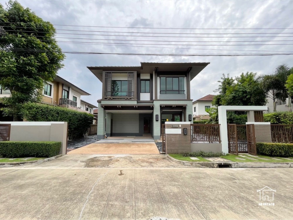For SaleHouseNawamin, Ramindra : Single house, good condition, selling below appraisal price **Setthasiri Watcharapol** near expressway, Sukhaphiban 5 checkpoint and BTS Khu Khot