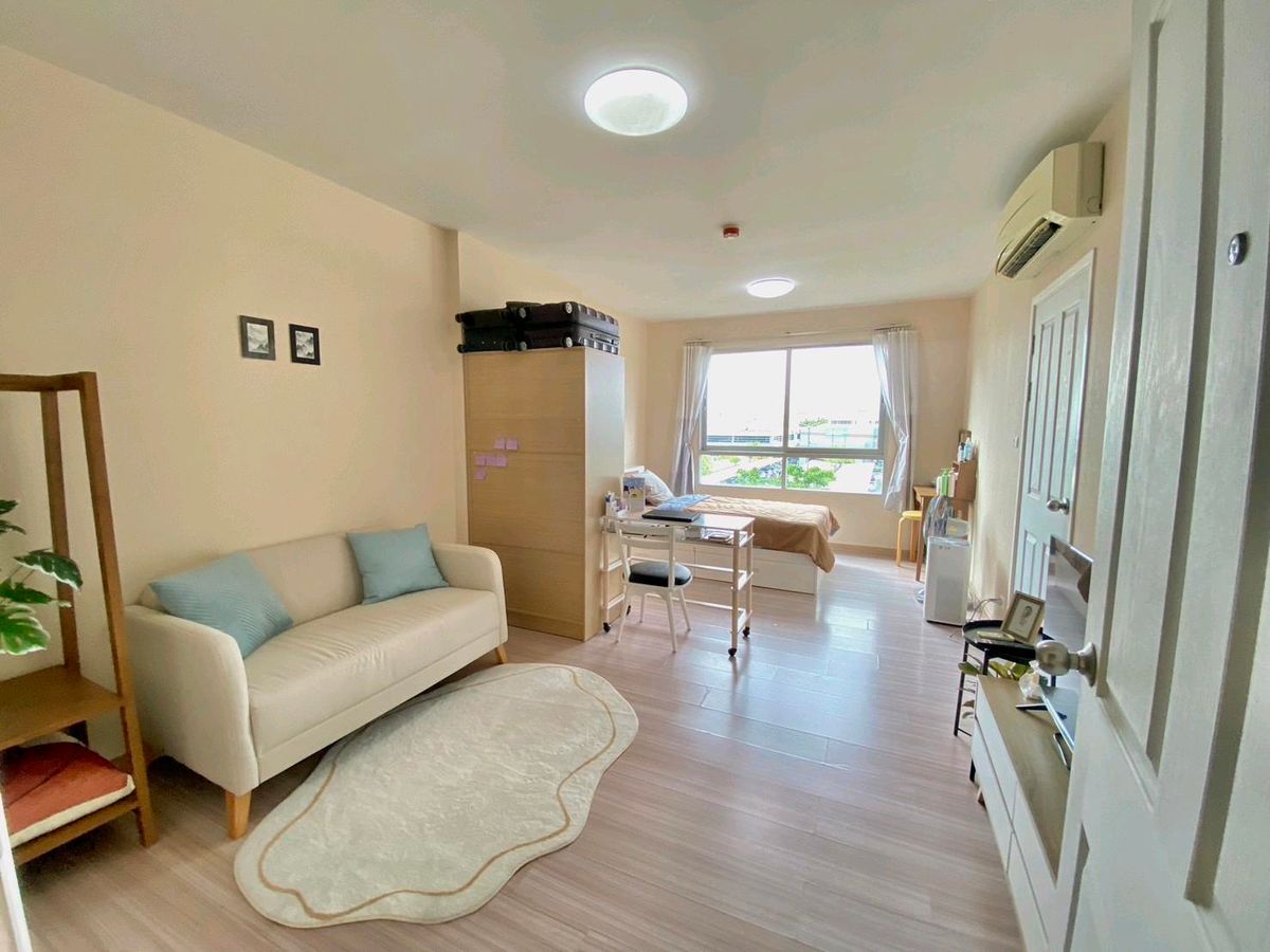 ให้เช่าคอนโดนวมินทร์ รามอินทรา : ให้เช่าคอนโด พลัม นวมินทร์ 86 Plum Condo Nawamin 30 ตรม ราคา  6,000 บาท ห้องใหม่ ตึก c ชั้น  4 ห้องเลขที่ 799/100