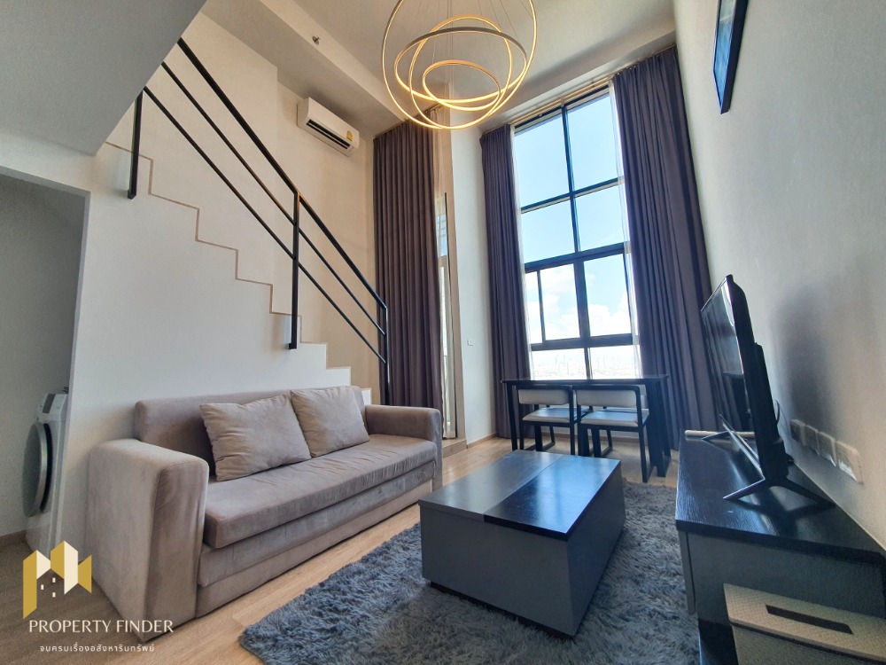 For RentCondoRama9, Petchburi, RCA : Condo for rent, Ideo Rama 9-New Cut (IDEO New Rama9), Duplex room, hurry to make an appointment to view the room @propertyfinder