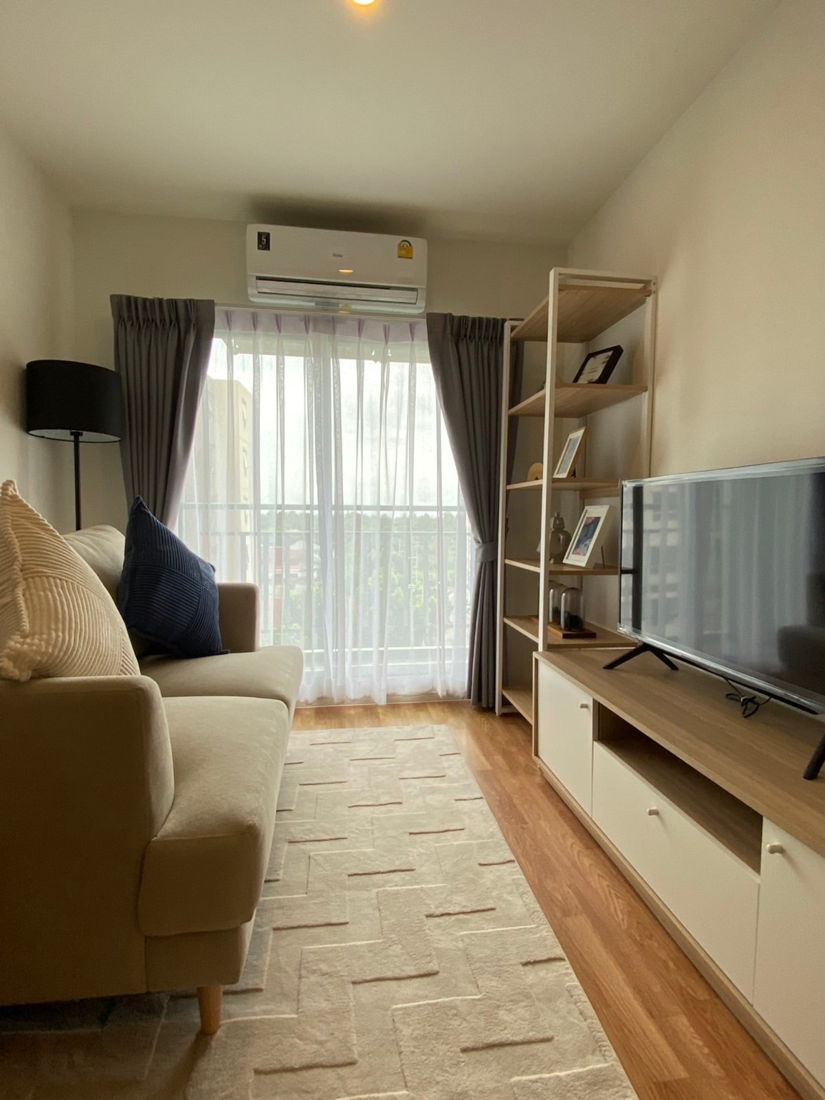 For SaleCondoRattanathibet, Sanambinna : Condo for sale, Lumpini Ville Phra Nang Klao-River View, 1 bedroom, size 26.18 sq m., near Chao Phraya River Next to Rattanathibet Road Phra Nang Klao Bridge Book today and get special privileges to help pay installments for 24 months, plus free furniture