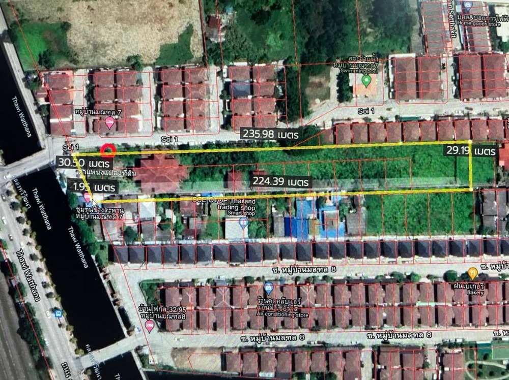 ขายที่ดินพุทธมณฑล ศาลายา : ขาย/ให้เช่าบ้านเดี่ยว 3 หลัง พร้อมที่ดิน  4 ไร่ 17 ตร.วา  ติด ม.มณฑล7  คลองทวีวัฒนา  หลักสอง  บางแค  กรุงเทพ