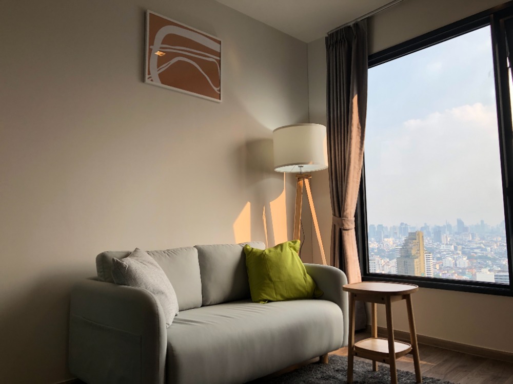 For RentCondoLadprao, Central Ladprao : Condo for rent: Life Ladprao Valley, new room, unboxing, high floor, 1 bedroom for only 18,999