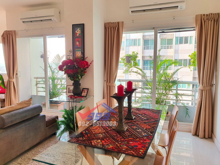 For SaleCondoPattanakan, Srinakarin : Urgent sale, owner moves country, corner room, 3 bedrooms, The Fourwings Residence on Srinakarin Road, Hua Mak.