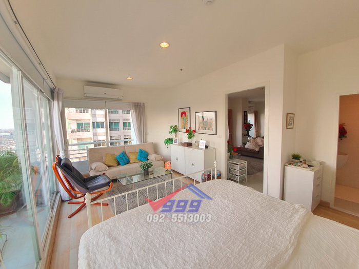 For SaleCondoPattanakan, Srinakarin : Urgent sale, owner moves country, corner room, 3 bedrooms, The Fourwings Residence on Srinakarin Road, Hua Mak.