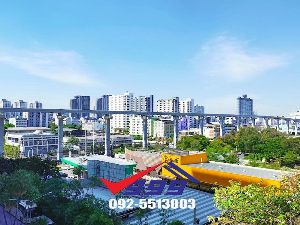For SaleCondoPattanakan, Srinakarin : Urgent sale, owner moves country, corner room, 3 bedrooms, The Fourwings Residence on Srinakarin Road, Hua Mak.