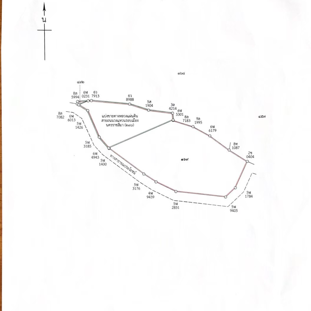 ขายที่ดินโคราช นครราชสีมา : ขาย ที่ดิน โคราช ทำเลทอง อนาคตไกล ริมทางหลวง ถนนวงแหวนรอบเมืองโคราช (290) ไร่ละ 1.8 ล้านบาท