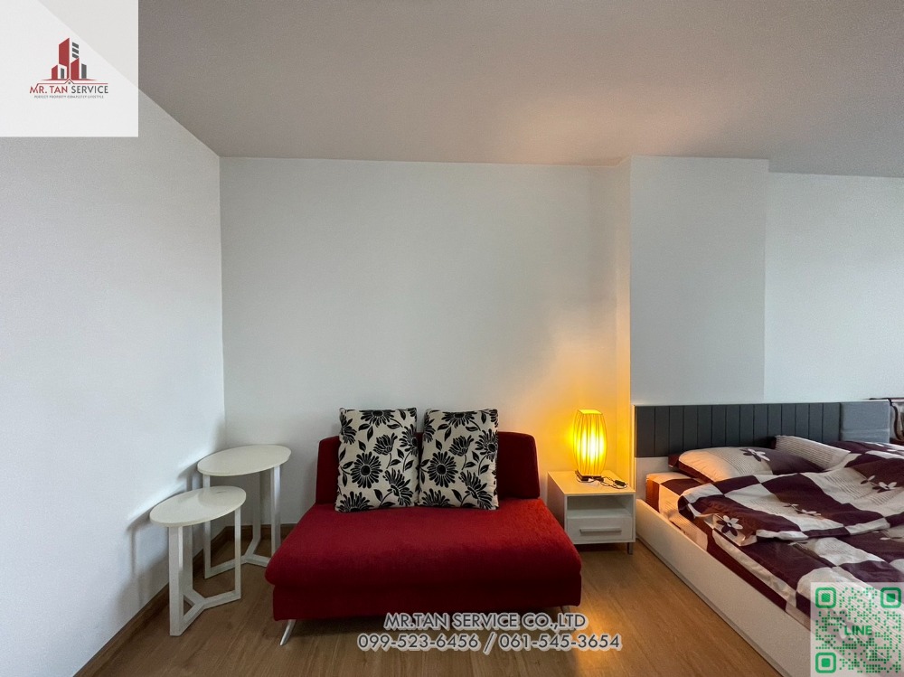 For RentCondoPattanakan, Srinakarin : Condo for rent, Supalai Park Srinakarin, beautiful room, decorated, fully furnished, ready to move in