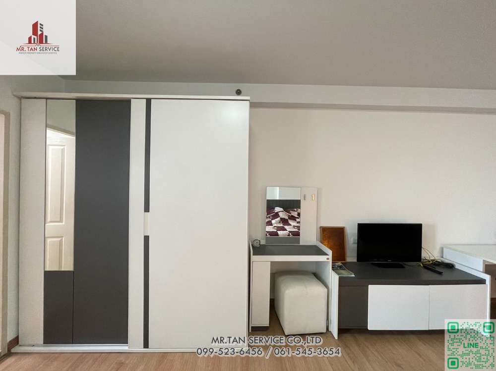 For RentCondoPattanakan, Srinakarin : Condo for rent, Supalai Park Srinakarin, beautiful room, decorated, fully furnished, ready to move in