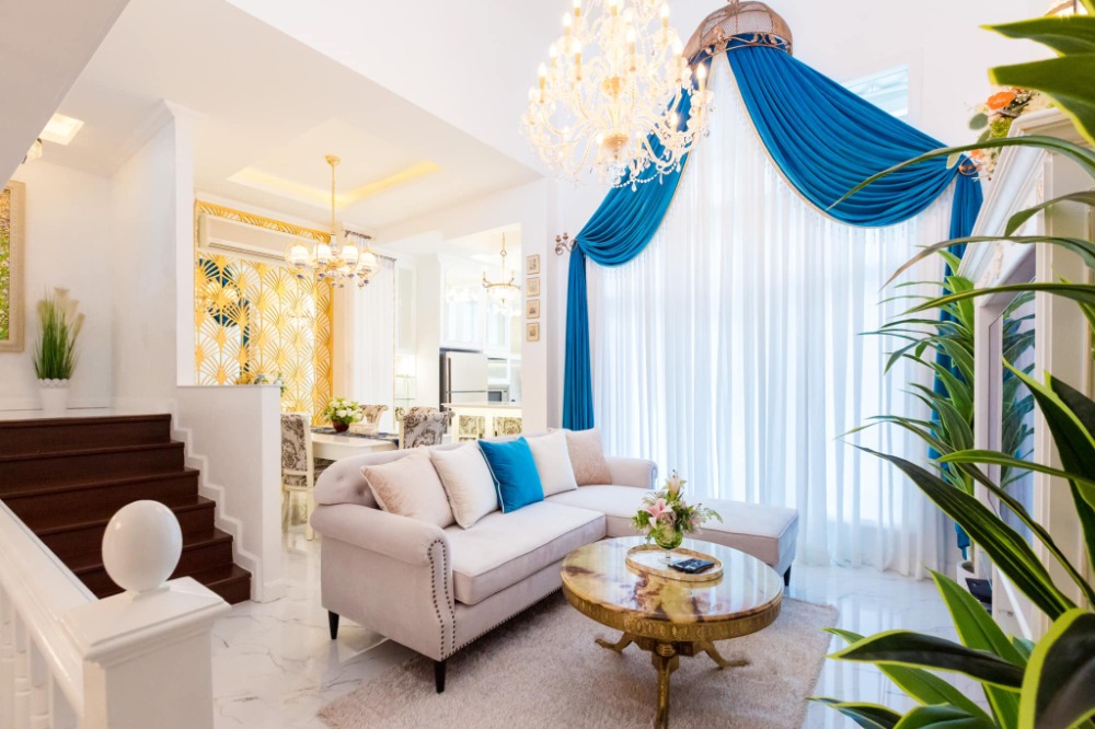 For RentTownhomeYothinpattana,CDC : RH305 For Rent Luxury Newly Decorated Private Home  The Peridot @Sabaispace
