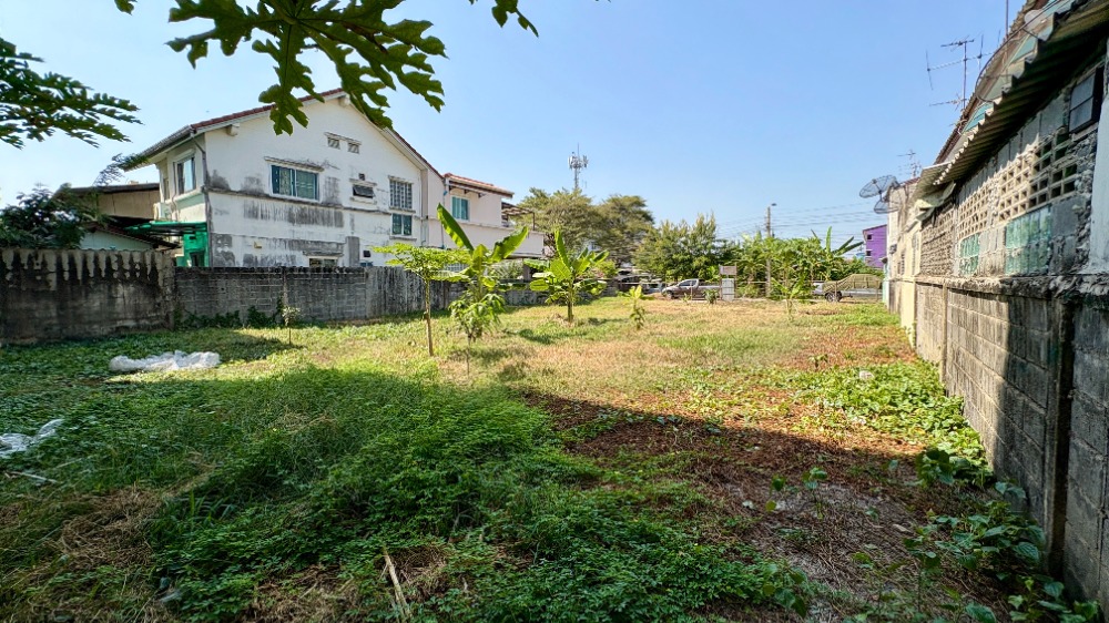 ขายที่ดินวิภาวดี ดอนเมือง หลักสี่ : ขายที่ดินสวยมาก ล้อมรั้วและถมดินแล้ว 140 ตารางวา สี่เหลื่ยมผืนผ้า ดอนเมือง ถนนสรงประภา ซอยสรณคมน์ 20 แยก 8