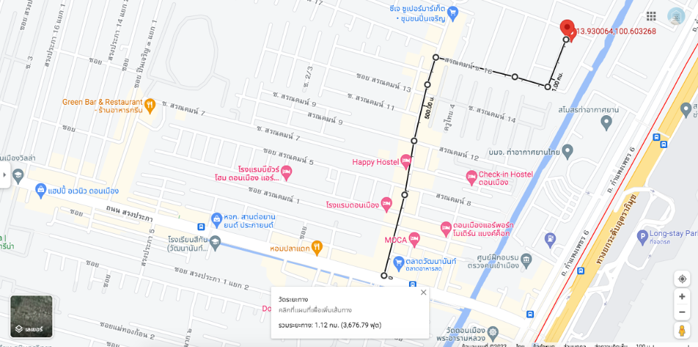 ขายที่ดินวิภาวดี ดอนเมือง หลักสี่ : ขายที่ดินสวยมาก ล้อมรั้วและถมดินแล้ว 140 ตารางวา สี่เหลื่ยมผืนผ้า ดอนเมือง ถนนสรงประภา ซอยสรณคมน์ 20 แยก 8