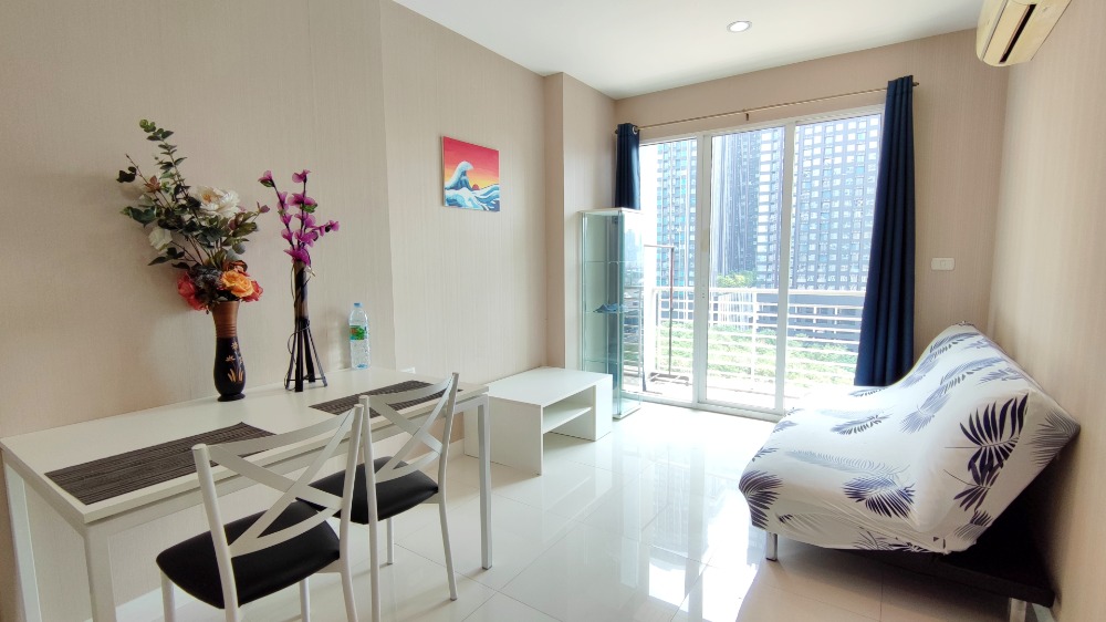 For SaleCondoRama9, Petchburi, RCA : Condo for sale, The Mark Ratchada-Airport Link, 1 bedroom, 39 sqm., 10th floor, near Rama 9 intersection and MRT, beautiful room, peaceful, fully furnished, ready to move in