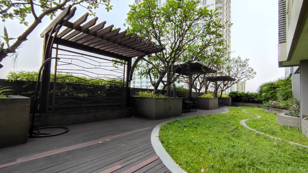 For SaleCondoRama9, Petchburi, RCA : Condo for sale, The Mark Ratchada-Airport Link, 1 bedroom, 39 sqm., 10th floor, near Rama 9 intersection and MRT, beautiful room, peaceful, fully furnished, ready to move in