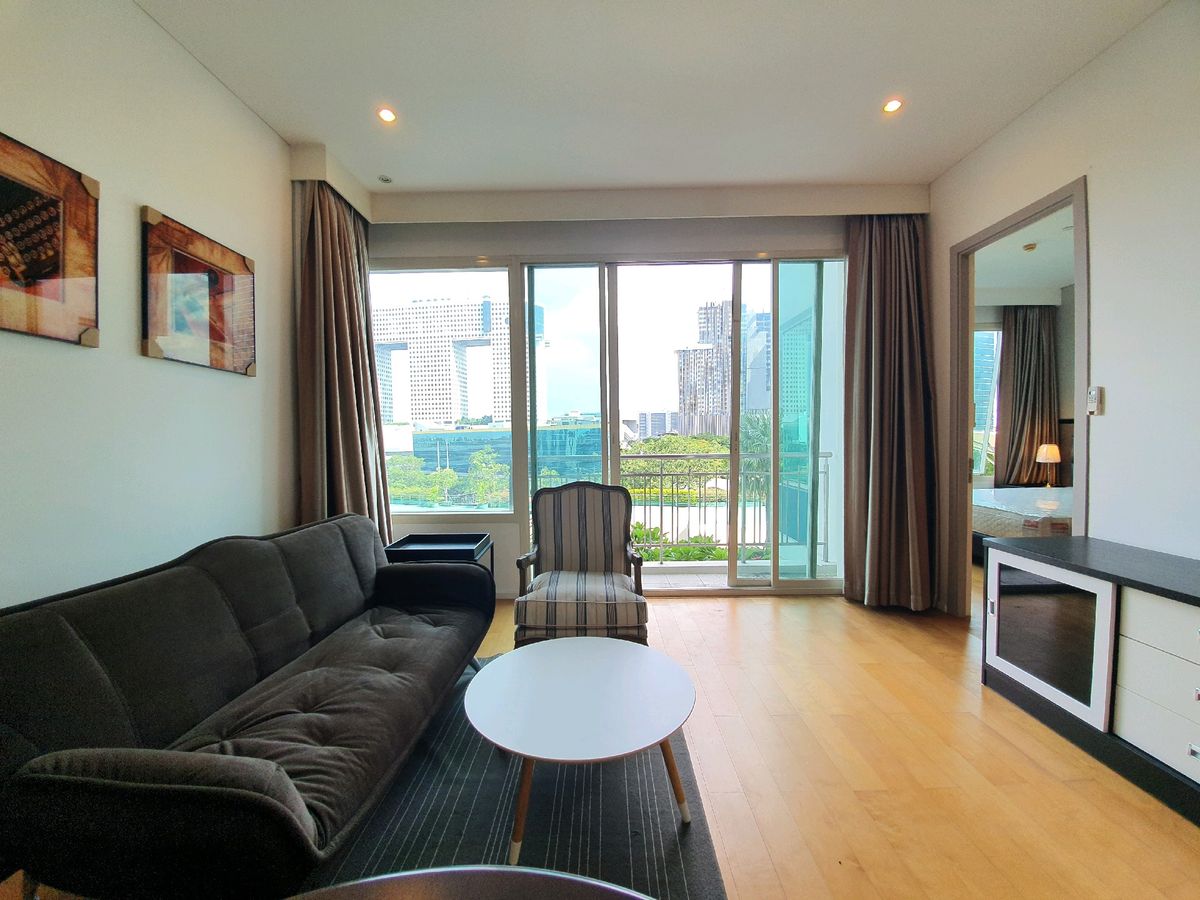 ให้เช่าคอนโดเกษตรศาสตร์ รัชโยธิน : Spacious 1-Bedroom Condo on a Low Floor with a Stunning Swimming Pool View at Wind Ratchayothin – Perfect for Comfort and Convenience!