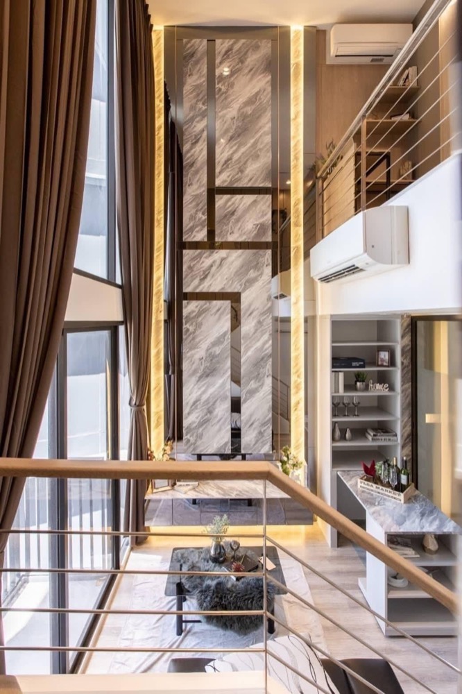 For RentCondoRama9, Petchburi, RCA : for rent ideo mobi asoke Duplex nice design !! 💜💜