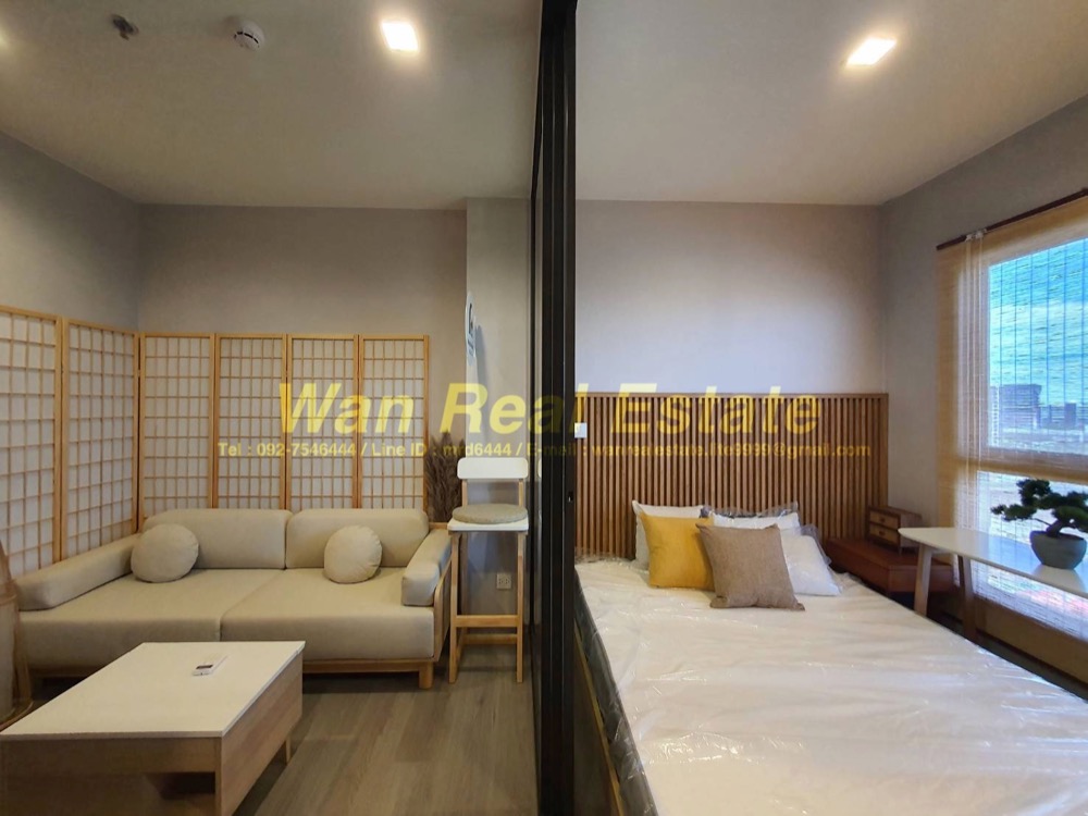 For RentCondoRattanathibet, Sanambinna : For rent politan aqua, beautiful decoration, garden view, pool, river, ready to move in ( japan style)