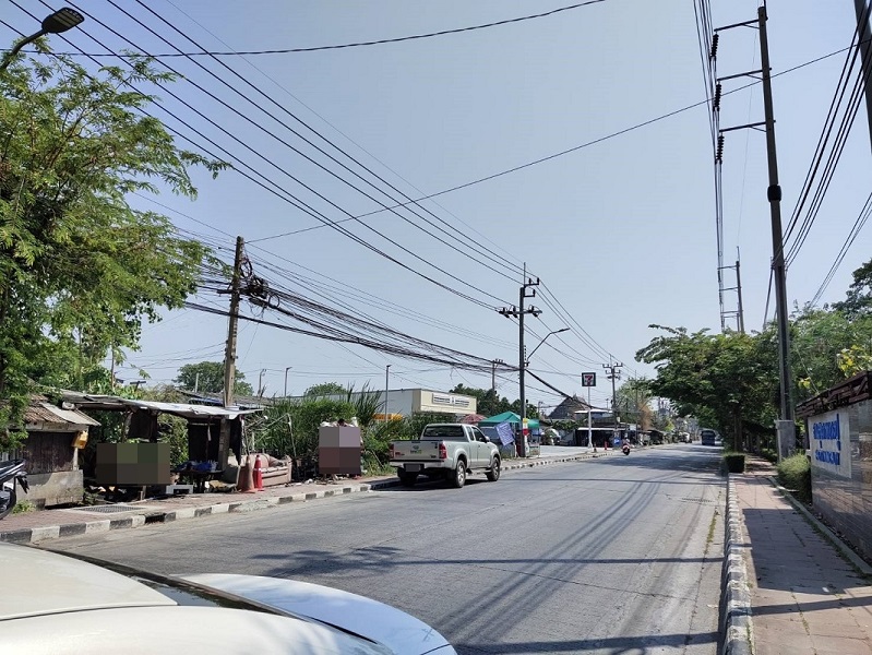 For SaleLandSamut Prakan,Samrong : Land for sale 8 rai, 49 Square wa , Soi Thetsaban Bang Pu 46, Sukhumvit Road, Tai Ban , Mueang , Samut Prakan.
