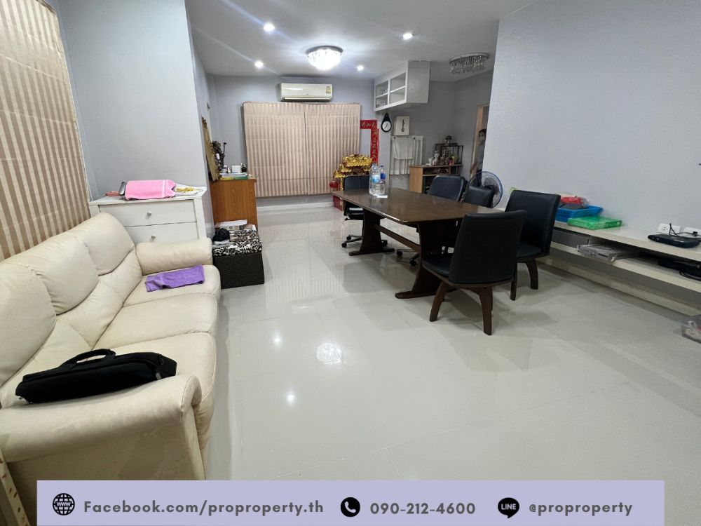 For SaleHouseRathburana, Suksawat : Single house behind the corner Saransiri Village, Pracha Uthit - Suksawat (Saransiri - Prachauthit 131), a lot of space, 103 square meters.