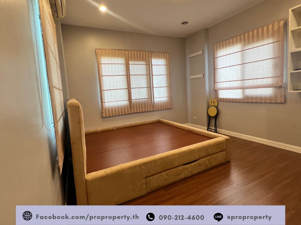 For SaleHouseRathburana, Suksawat : Single house behind the corner Saransiri Village, Pracha Uthit - Suksawat (Saransiri - Prachauthit 131), a lot of space, 103 square meters.