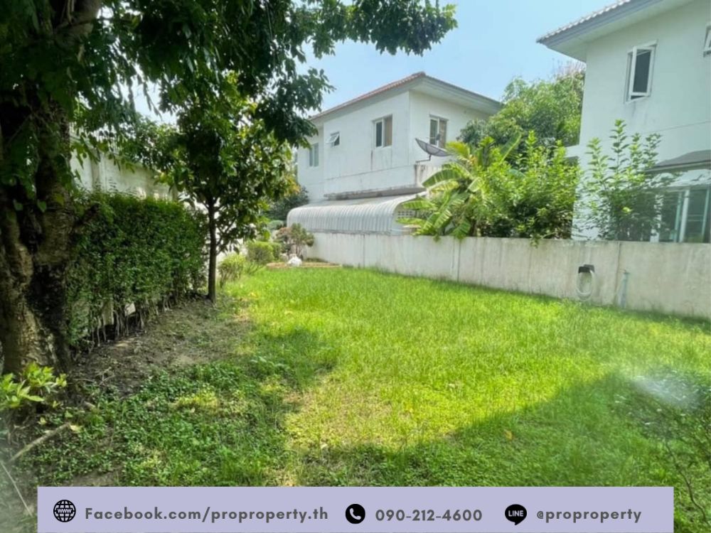 For SaleHouseRathburana, Suksawat : Single house behind the corner Saransiri Village, Pracha Uthit - Suksawat (Saransiri - Prachauthit 131), a lot of space, 103 square meters.