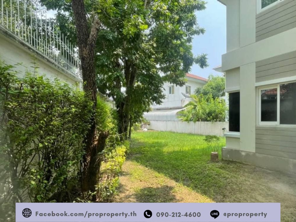 For SaleHouseRathburana, Suksawat : Single house behind the corner Saransiri Village, Pracha Uthit - Suksawat (Saransiri - Prachauthit 131), a lot of space, 103 square meters.