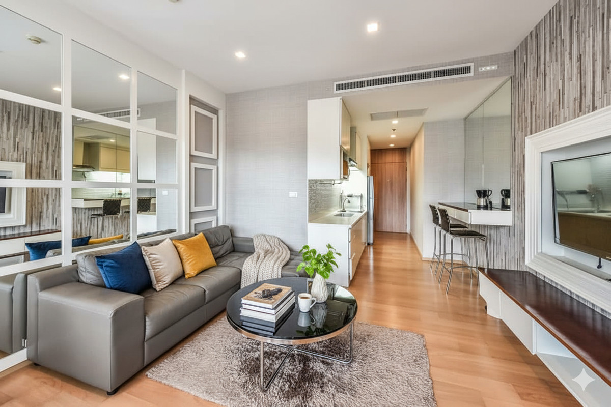 ให้เช่าคอนโดราชเทวี พญาไท : Noble Revent Phayathai⭐1 Bedroom⭐52 Sq.m⭐BTS & Airport Link Phayathai