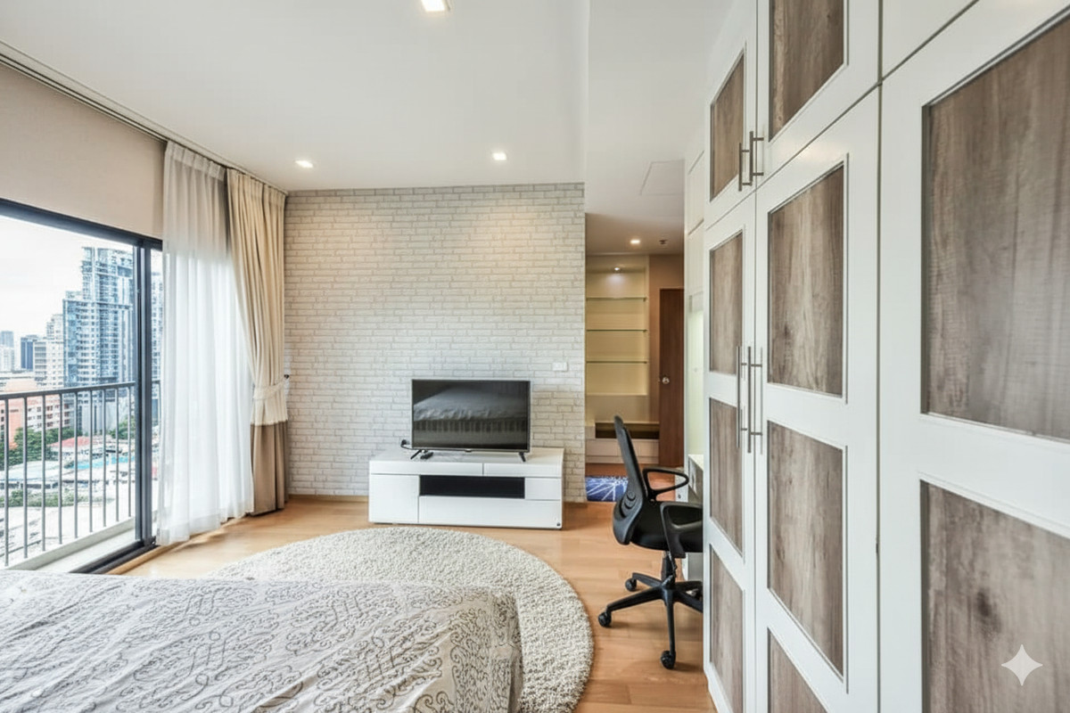 ให้เช่าคอนโดราชเทวี พญาไท : Noble Revent Phayathai⭐1 Bedroom⭐52 Sq.m⭐BTS & Airport Link Phayathai