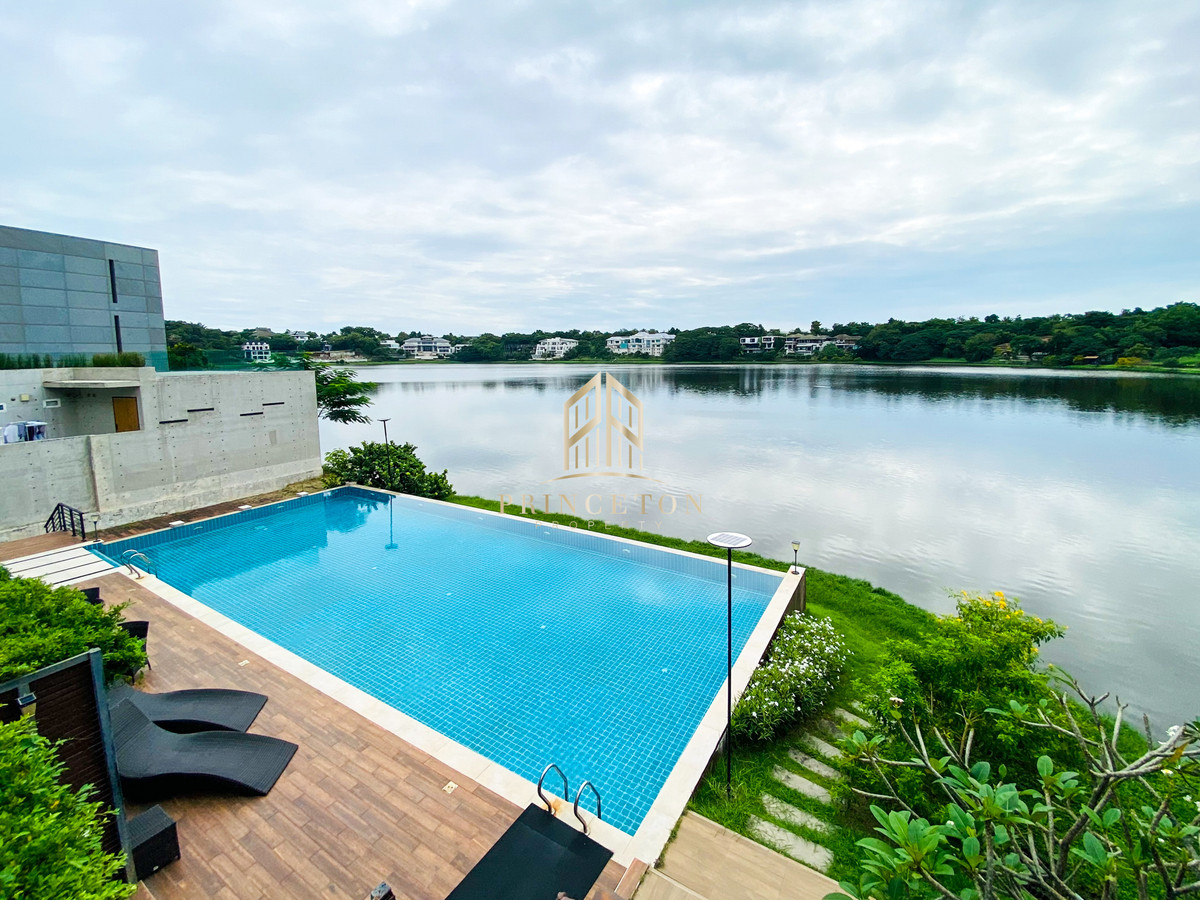 For SaleLandLadkrabang, Suwannaphum Airport : Land for sale next to the lake 1 rai in Prime Nature Villa 📞092-4252445