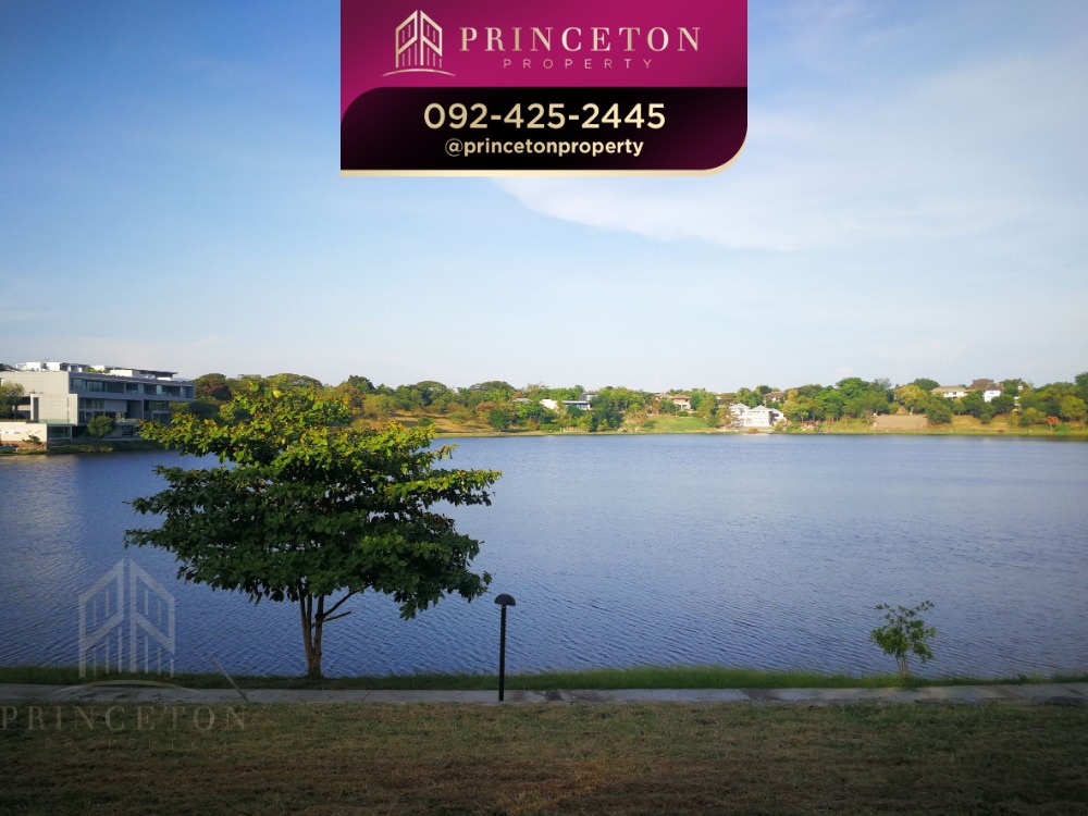 For SaleLandLadkrabang, Suwannaphum Airport : Land for sale next to the lake 1 rai in Prime Nature Villa
