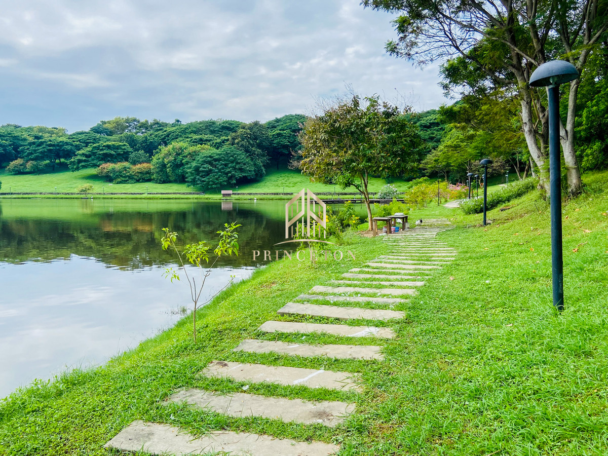 For SaleLandLadkrabang, Suwannaphum Airport : Land for sale next to the lake 1 rai in Prime Nature Villa 📞092-4252445