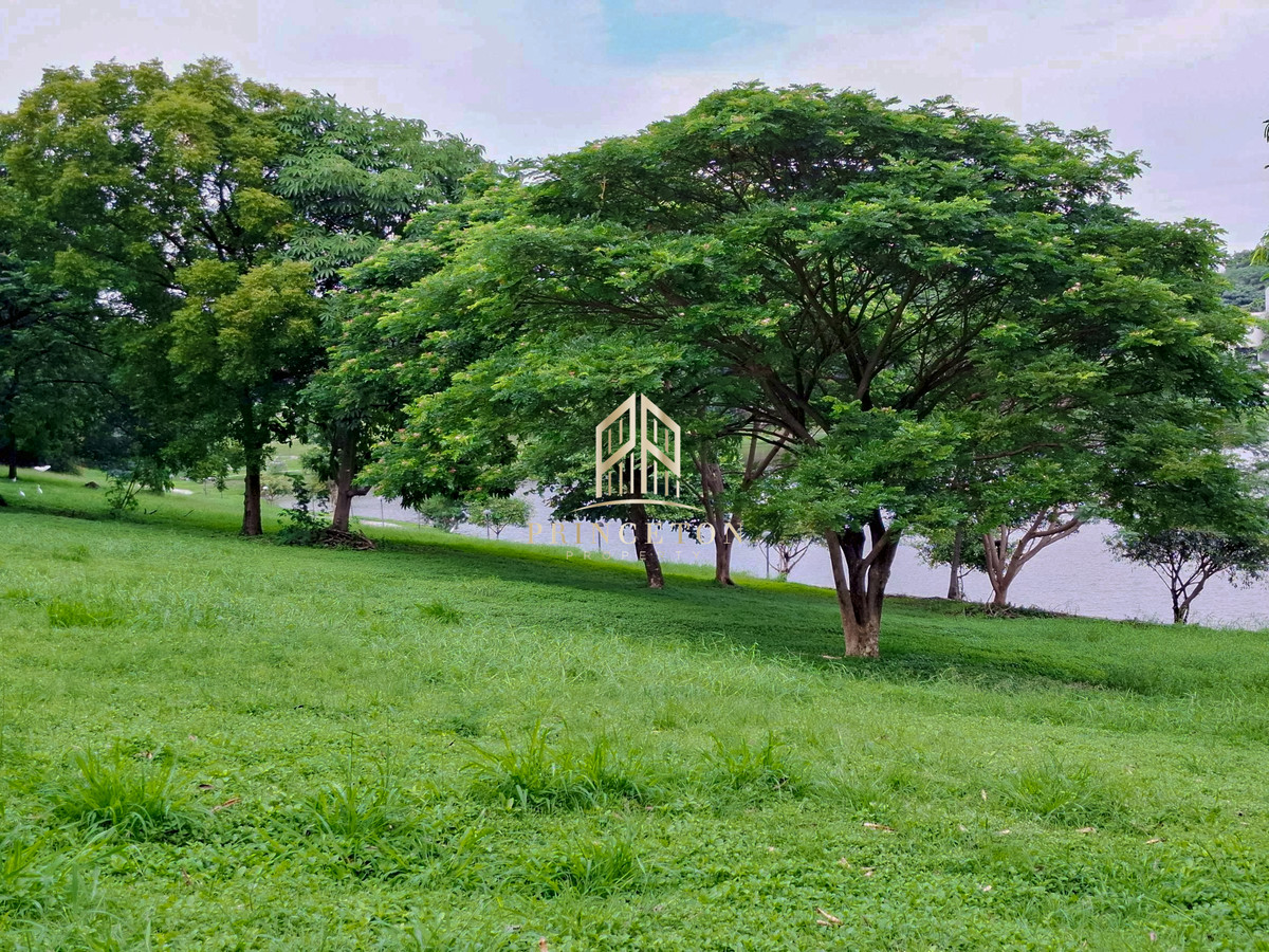 For SaleLandLadkrabang, Suwannaphum Airport : Land for sale next to the lake 1 rai in Prime Nature Villa 📞092-4252445