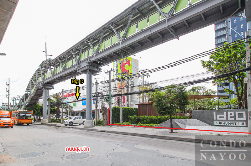 For SaleCondoSamut Prakan,Samrong : [Urgent] Owner Sale Condo IDEO Sukhumvit 115 near BTS Pu Chao and full finished furniture