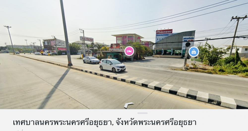 ขายที่ดินอยุธยา : ขายที่ดินพร้อมสิ่งปลูกสร้าง 5 ไร่ กลางเมืองอยุธยา ติดถนนใหญ่ 4 เลน คลองสวนพลู