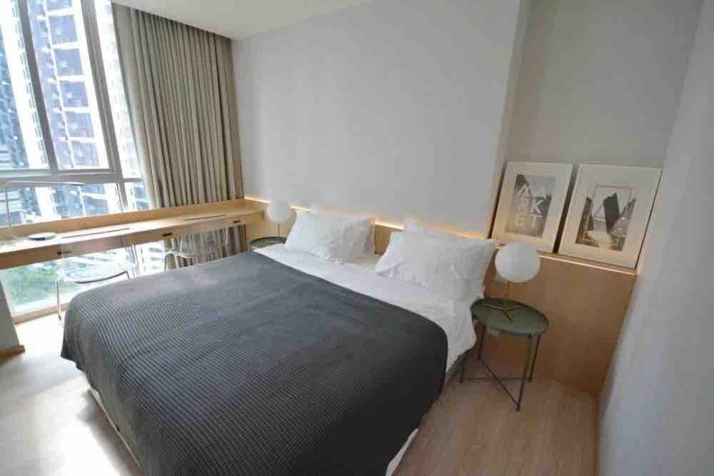 For RentCondoRatchadapisek, Huaikwang, Suttisan : For rent Noble Revolve Ratchada 2 bedrooms 2 baths unblocked view