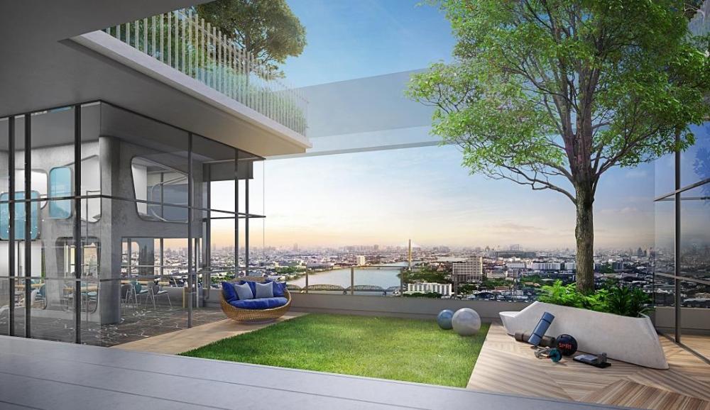 For SaleCondoPinklao, Charansanitwong : High floor Chao Phraya River view room, ideo charan70 project, hybrid room, size 50 square meters, price 5.39 million baht. Interested in viewing the room, call/line: 0646428664 Patch